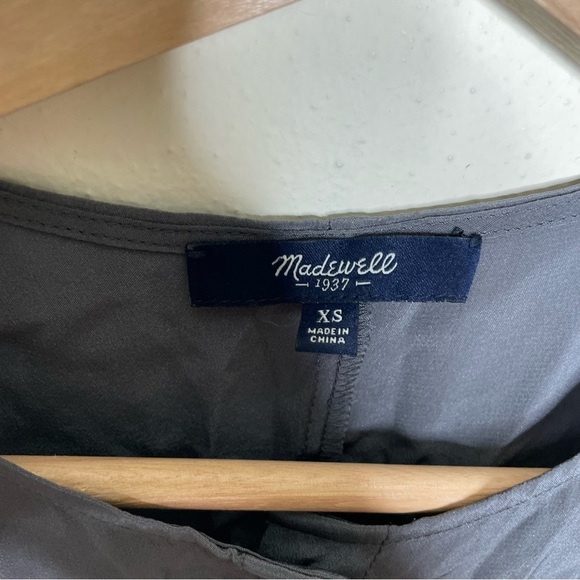 Madewell Composition Silk Tank charcoal xs - Picture 4 of 6